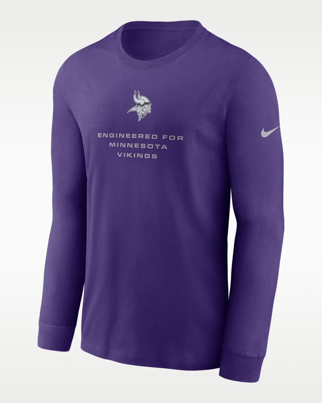 Minnesota Vikings Team Issue Men's Nike Dri-FIT NFL Long-Sleeve T-Shirt - Purple