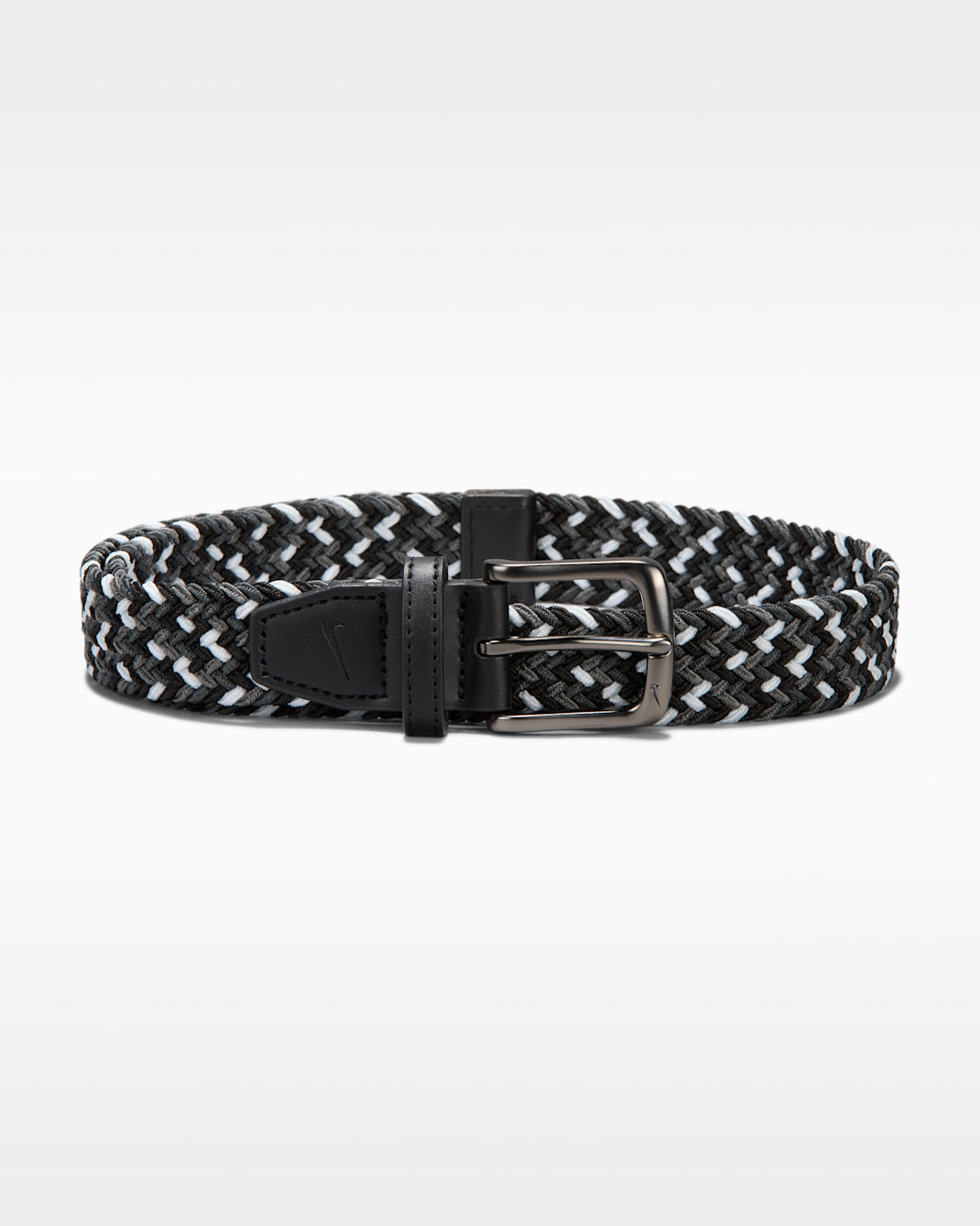 Cinturón de tejido Woven elástico Nike Tour - Negro/Gris/Multicolor