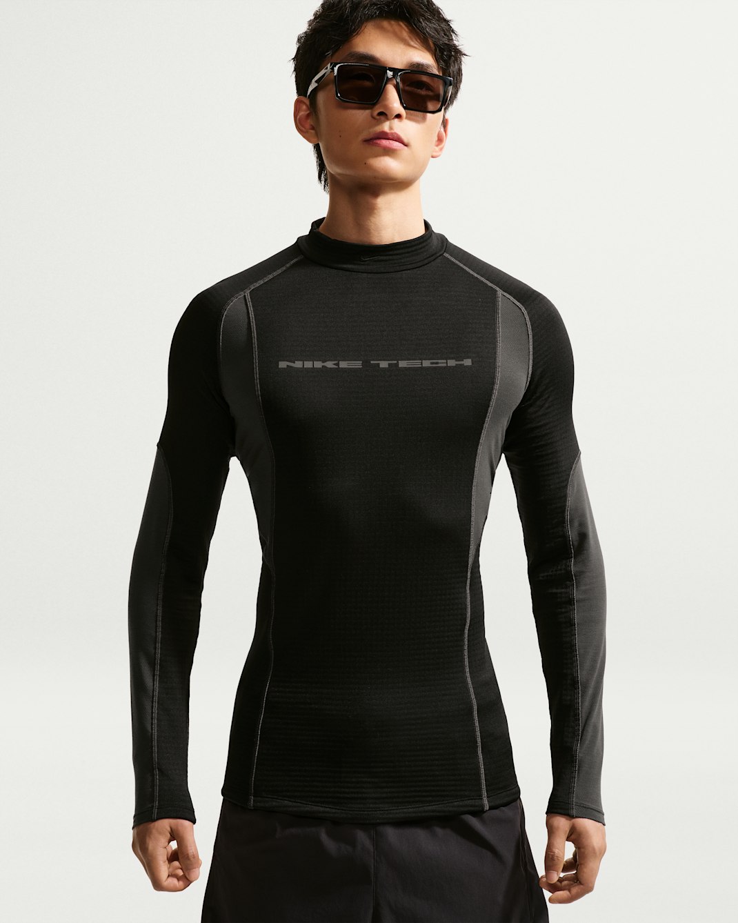 Nike Tech Men's Base Layer Long Sleeve Top - Black/Anthracite/Anthracite/Black
