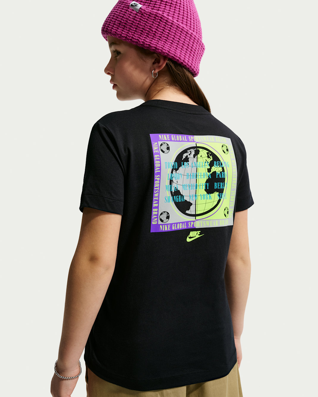 Nike Sportswear Club Big Kids' T-Shirt - Black