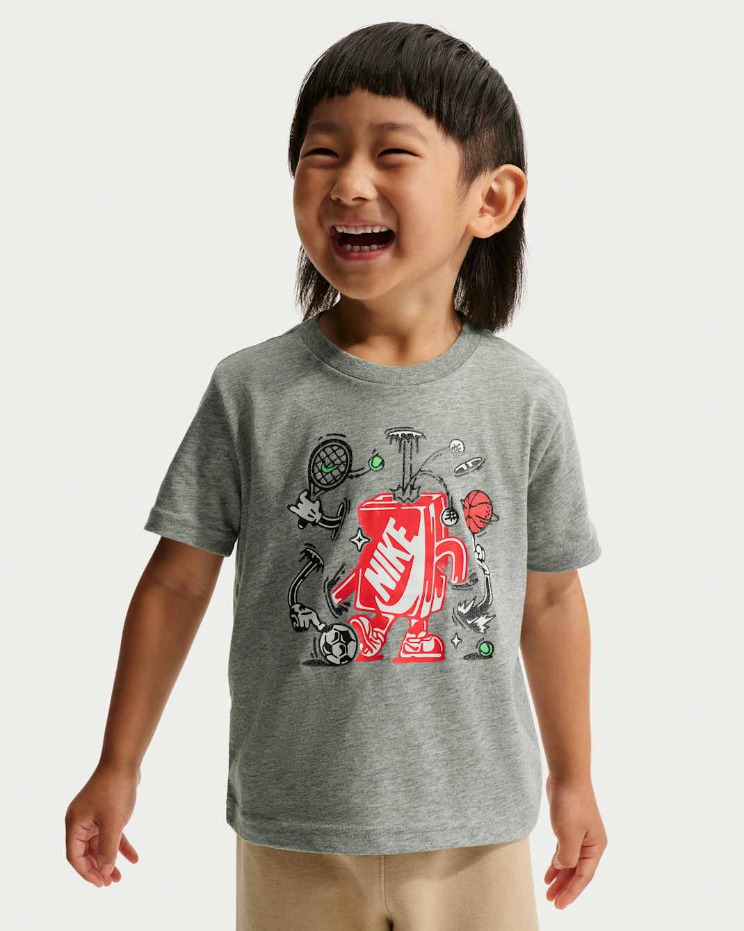 Nike Toddler Boxy T-Shirt - Dark Grey Heather