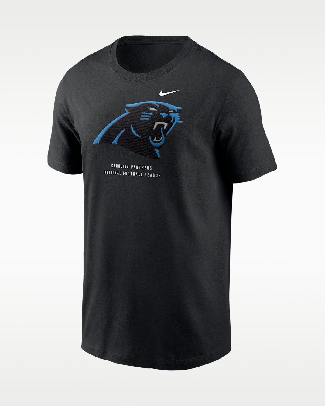 Playera Nike de la NFL para hombre Carolina Panthers Essential - Negro