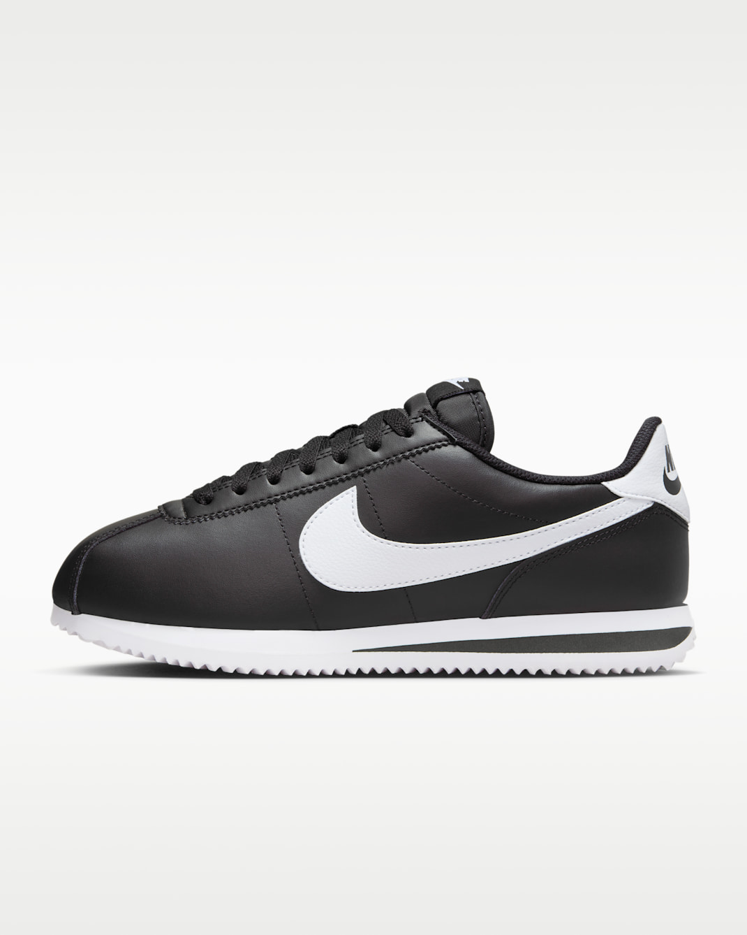 Nike Cortez Leather Women's Shoes - Black/White