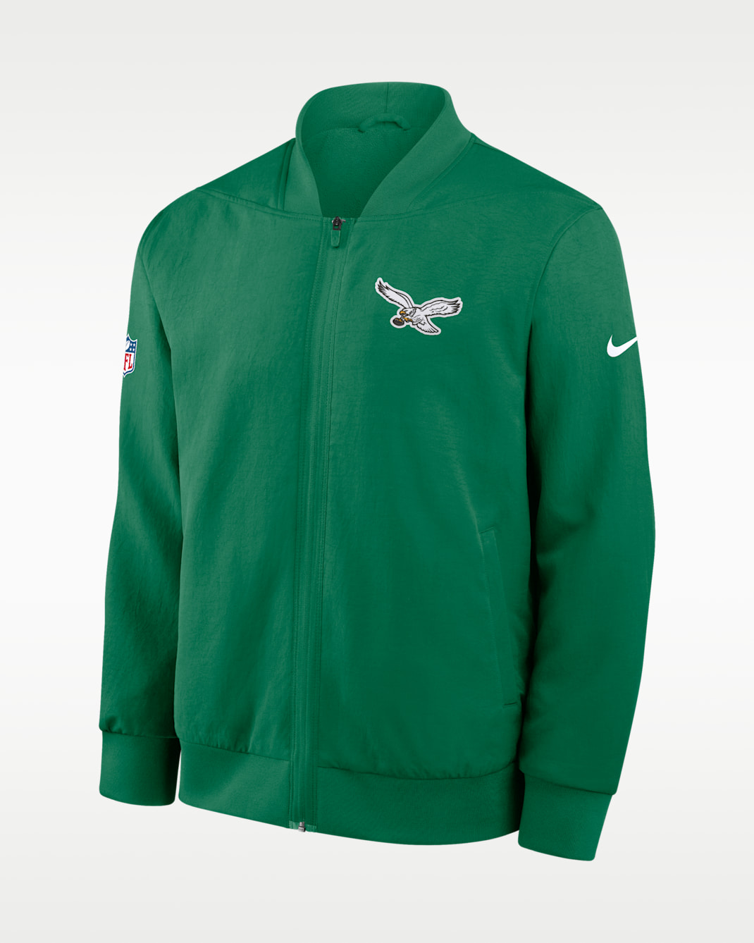 Philadelphia Eagles Sideline Men's Nike NFL Full-Zip Bomber Jacket - Green