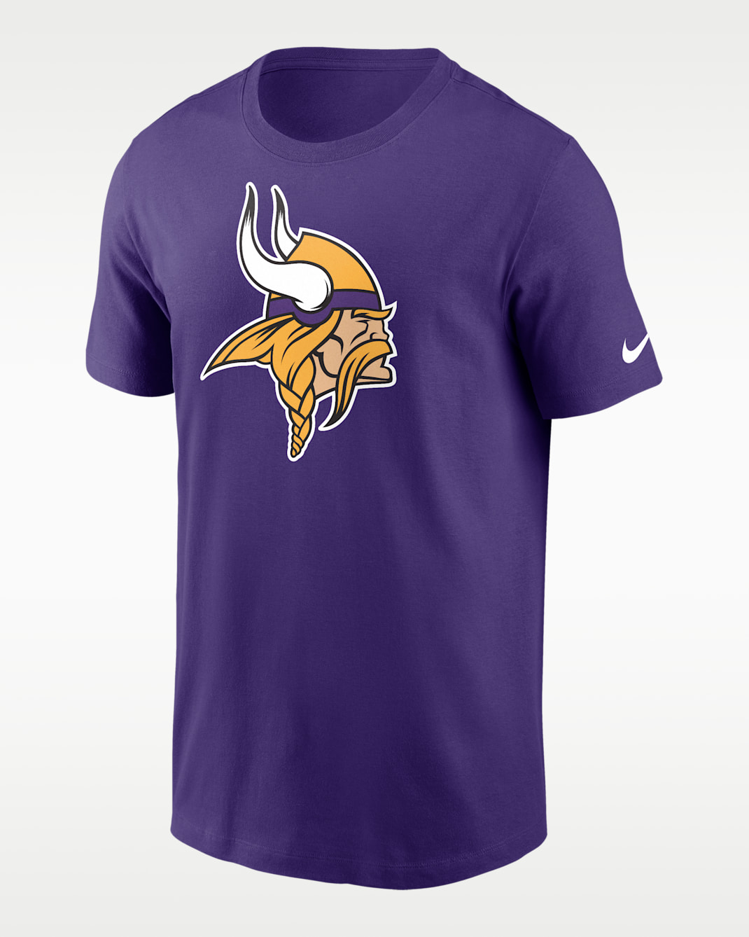 Playera para hombre Nike Logo Essential (NFL Minnesota Vikings) - Morado cancha