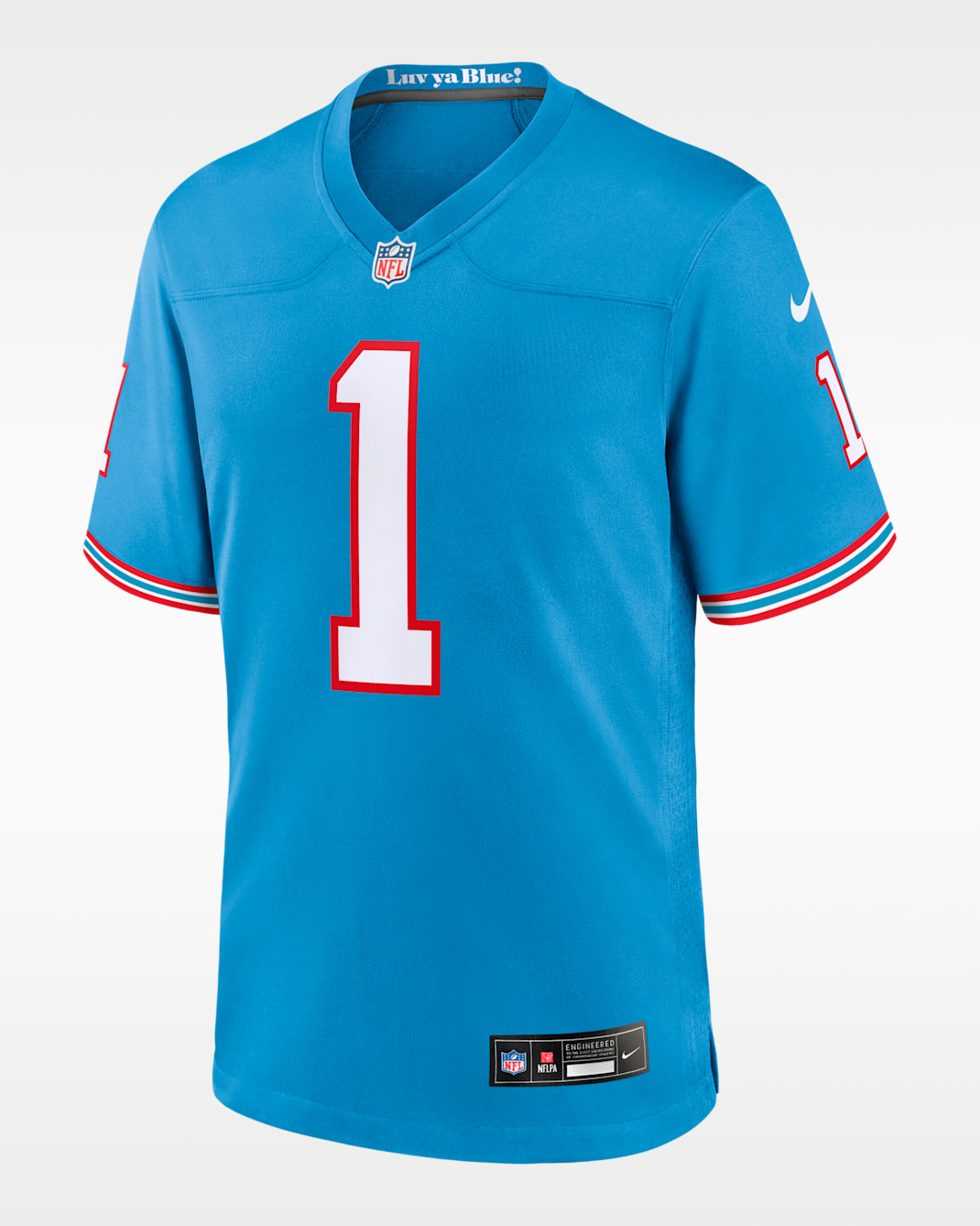 Jersey Nike de la NFL Game para hombre Cam Ward Tennessee Titans 2025 NFL Draft First Round Pick - Azul claro