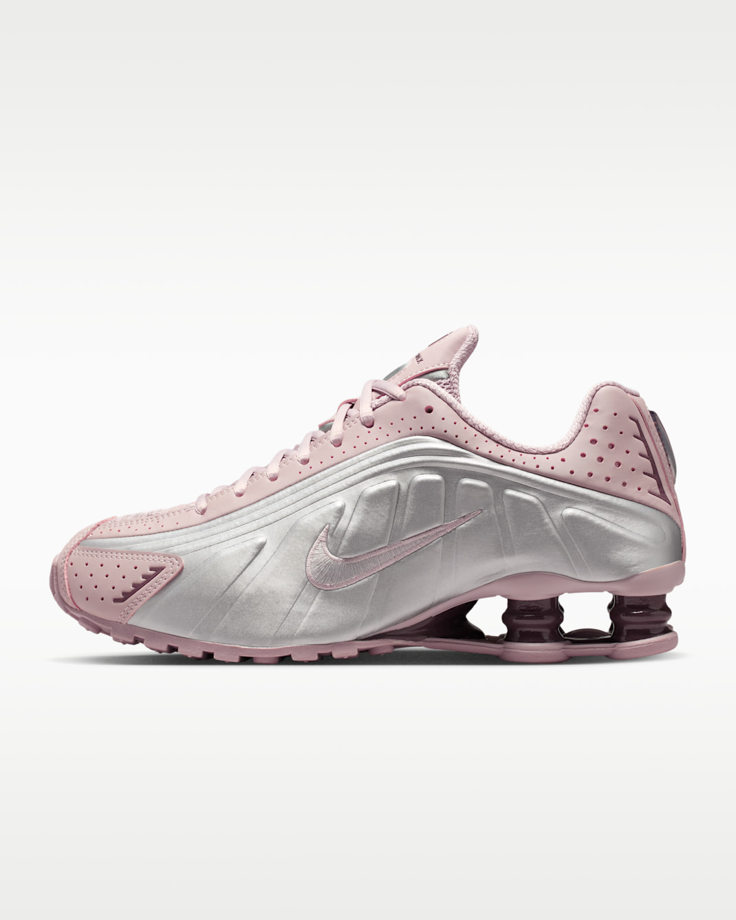 Nike Shox R4 Women's Shoes - Particle Rose/Tattoo/Metallic Silver