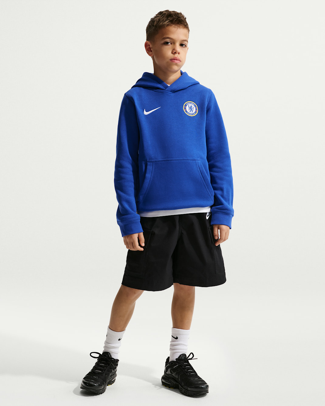 Chelsea FC Club Big Kids' (Boys') Nike Soccer Pullover Hoodie