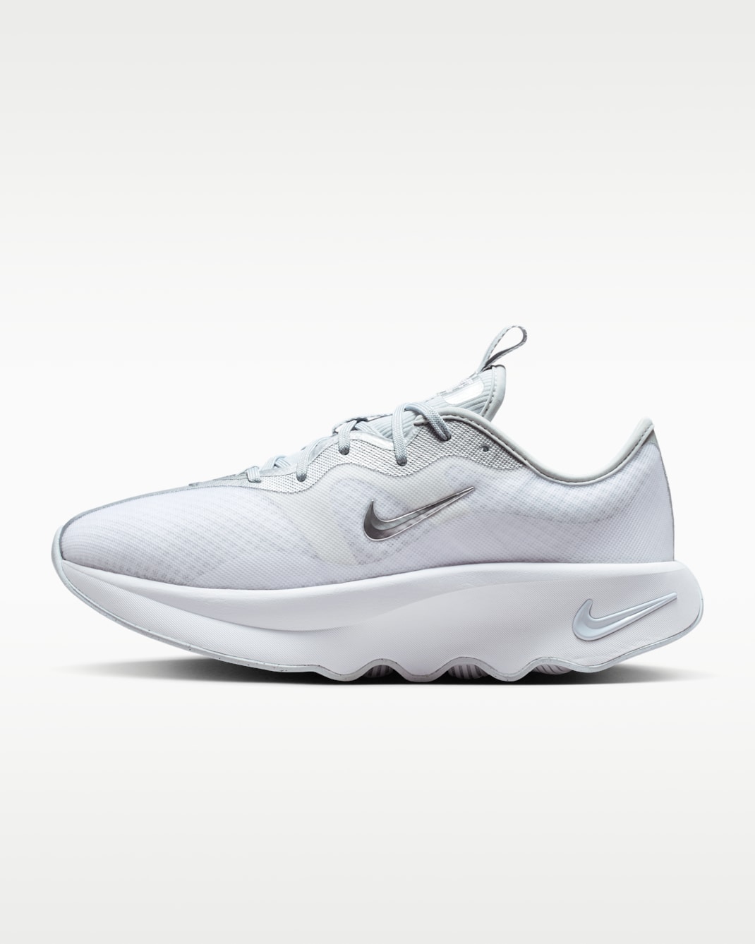 나이키 모티바 2 여성 워킹화 - 화이트/퓨어 플래티넘/메탈릭 실버