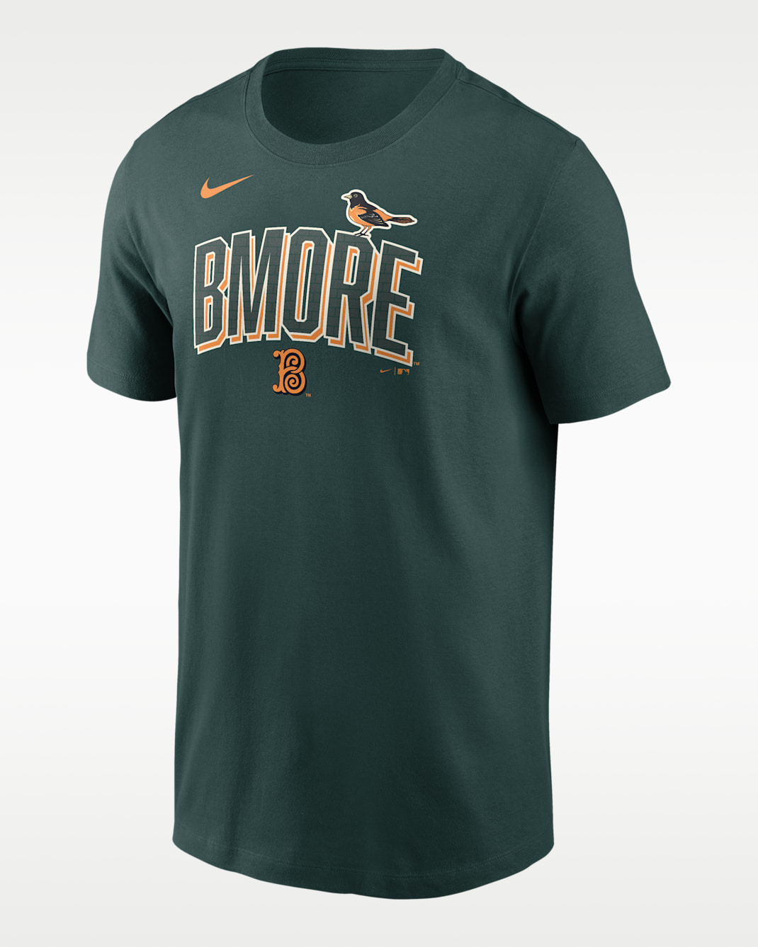 Baltimore Orioles City Connect Wordmark Men's Nike MLB T-Shirt - Green