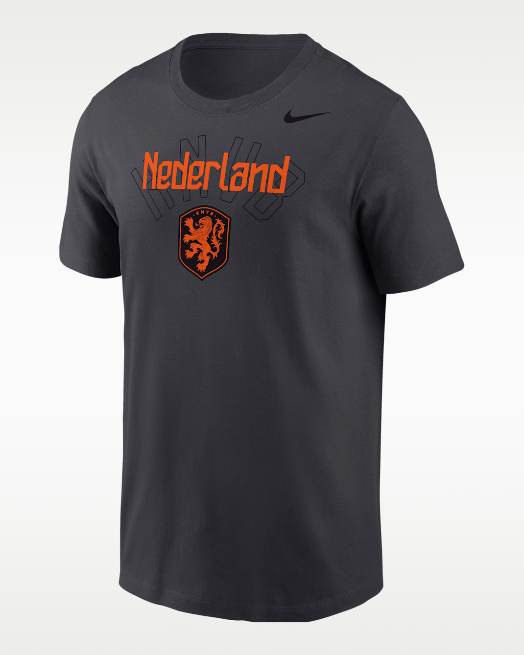 Netherlands Men's Nike Soccer T-Shirt - Anthracite
