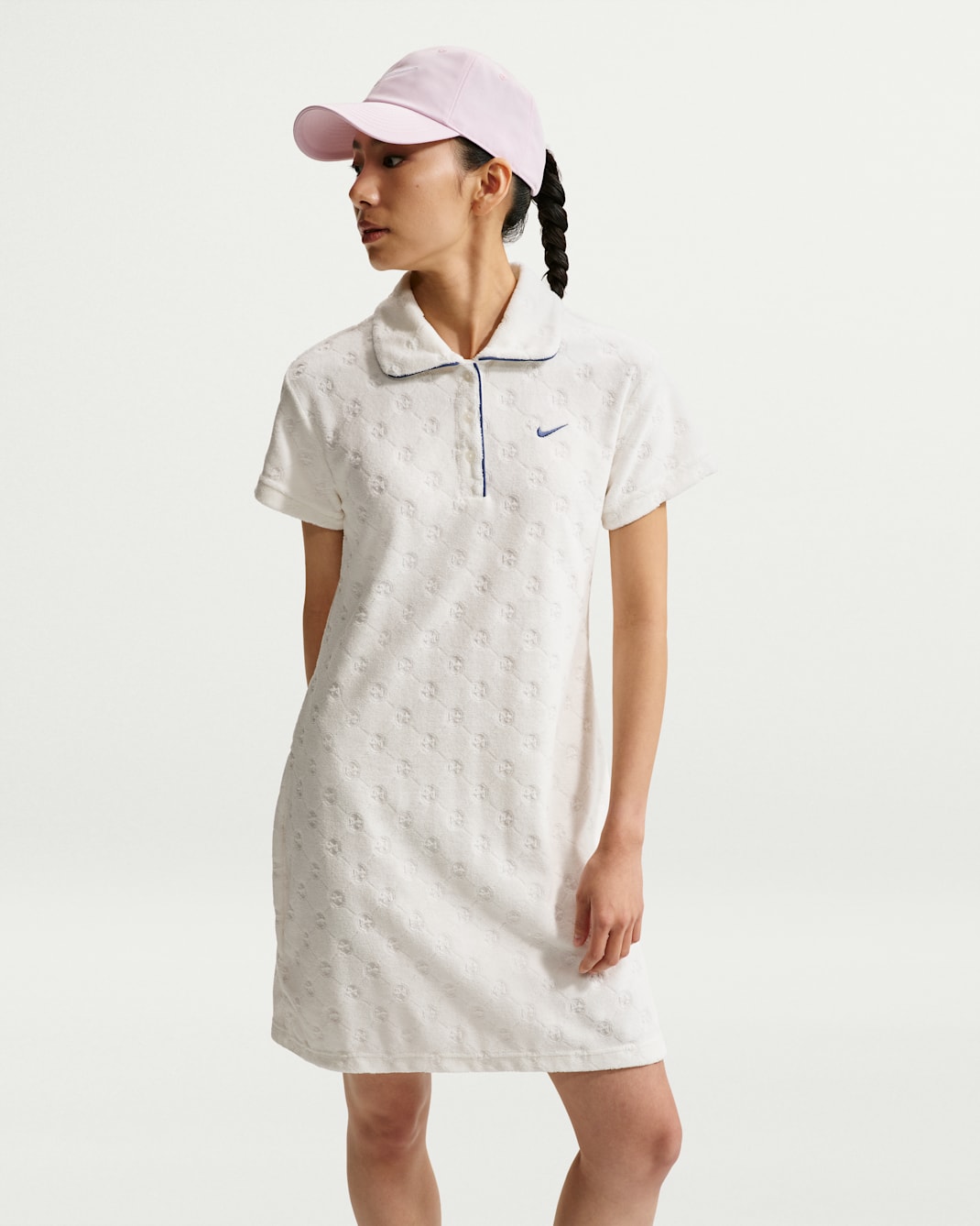 Nike スポーツウェア チル テリー ウィメンズドレス - セイル/ミスティックネイビー/ミスティックネイビー