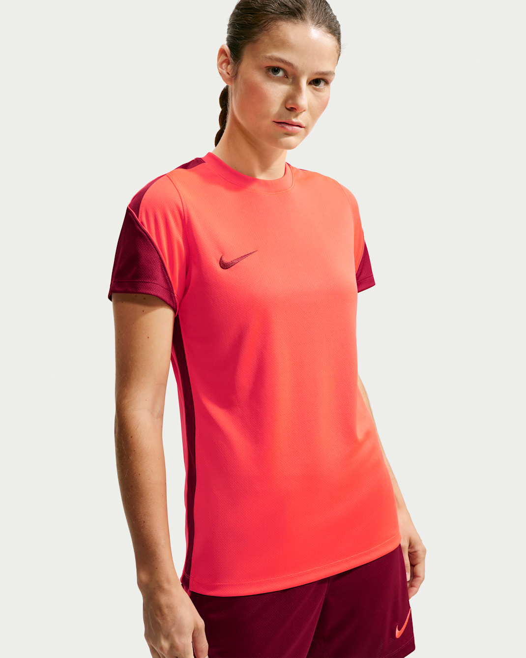 Nike Strike Women's Dri-FIT Soccer Short-Sleeve Top - Bright Crimson/Team Red/Team Red/Team Red
