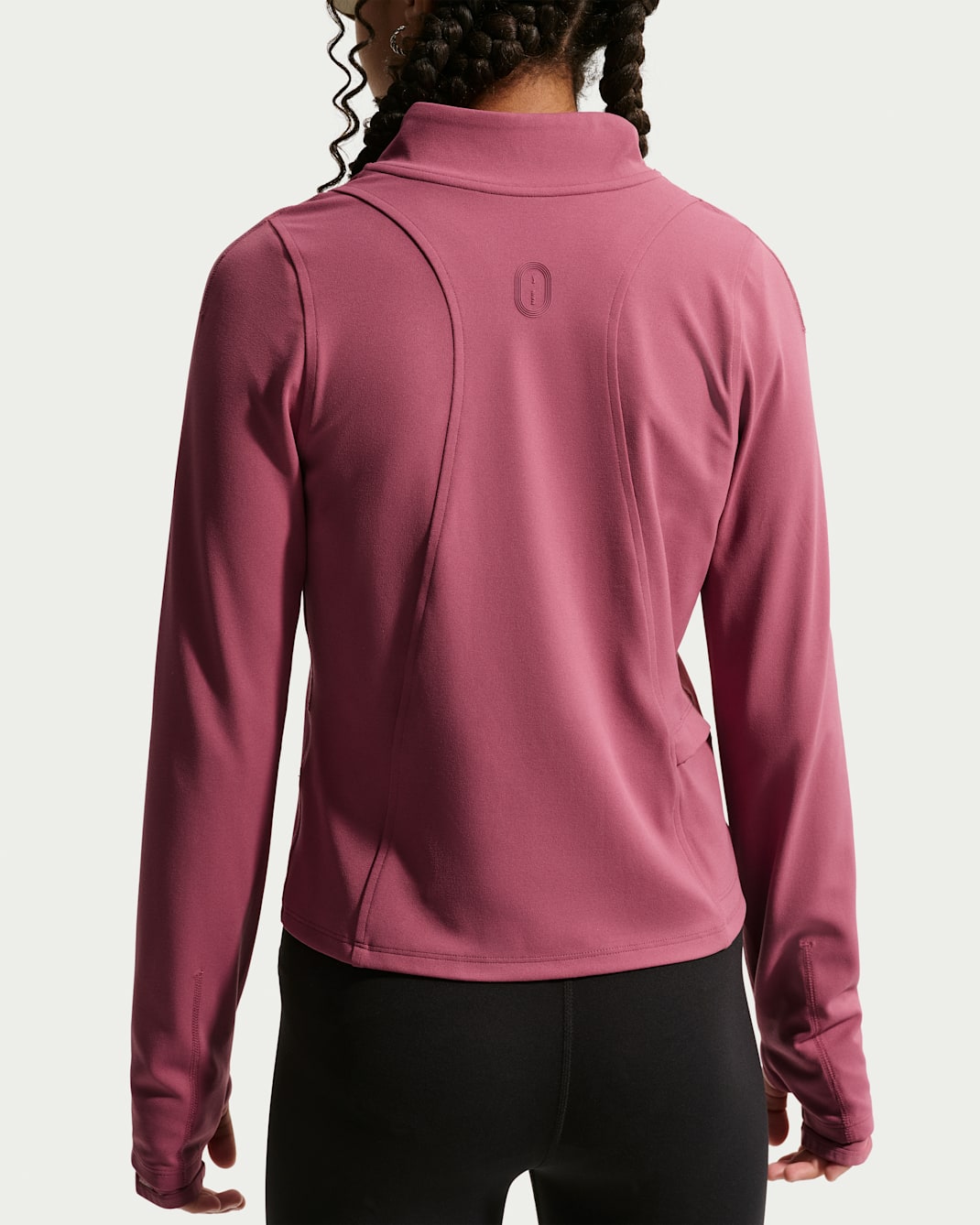 Nike Mavn Girls' Dri-FIT Fitted Full-Zip Long-Sleeve Top