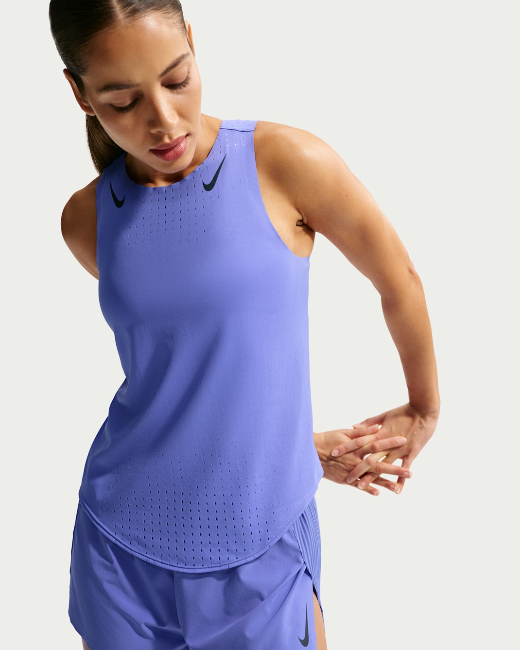 Nike AeroSwift Women's Dri-FIT ADV Running Vest - Sapphire/Black