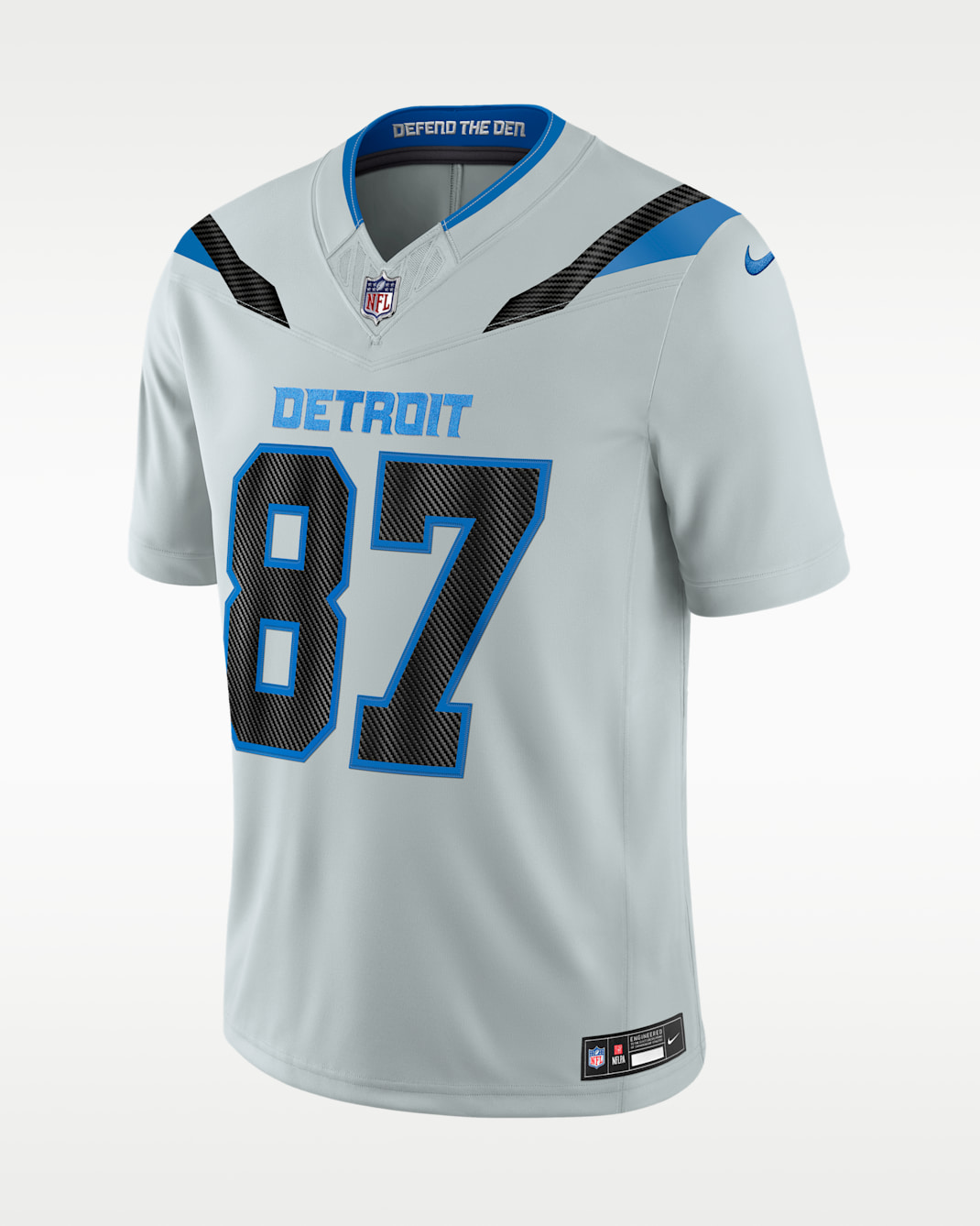 Sam LaPorta Detroit Lions Rivalries Collection Men's Nike Dri-FIT NFL Limited Jersey - Silver
