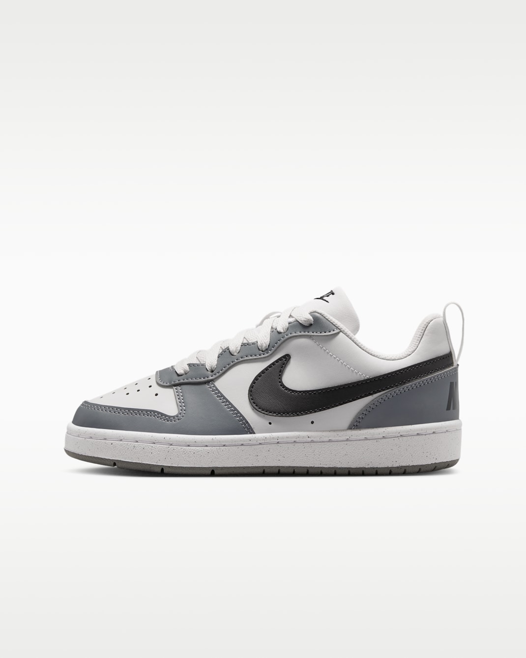 Nike Court Borough Low Recraft Big Kids' Shoes - Platinum Tint/Smoke Grey/White/Black