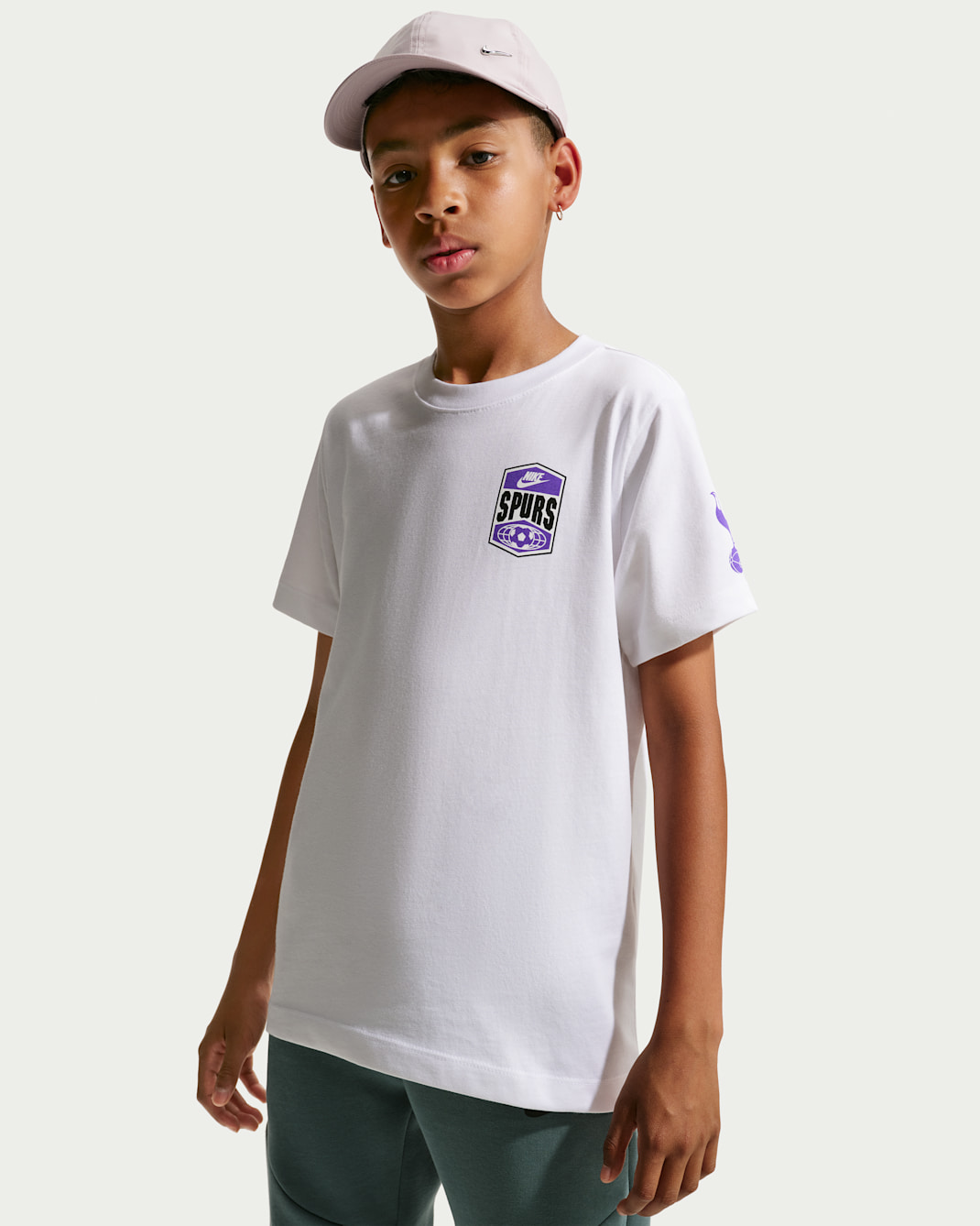Tottenham Hotspur Premier Older Kids' Nike Football T-Shirt - White