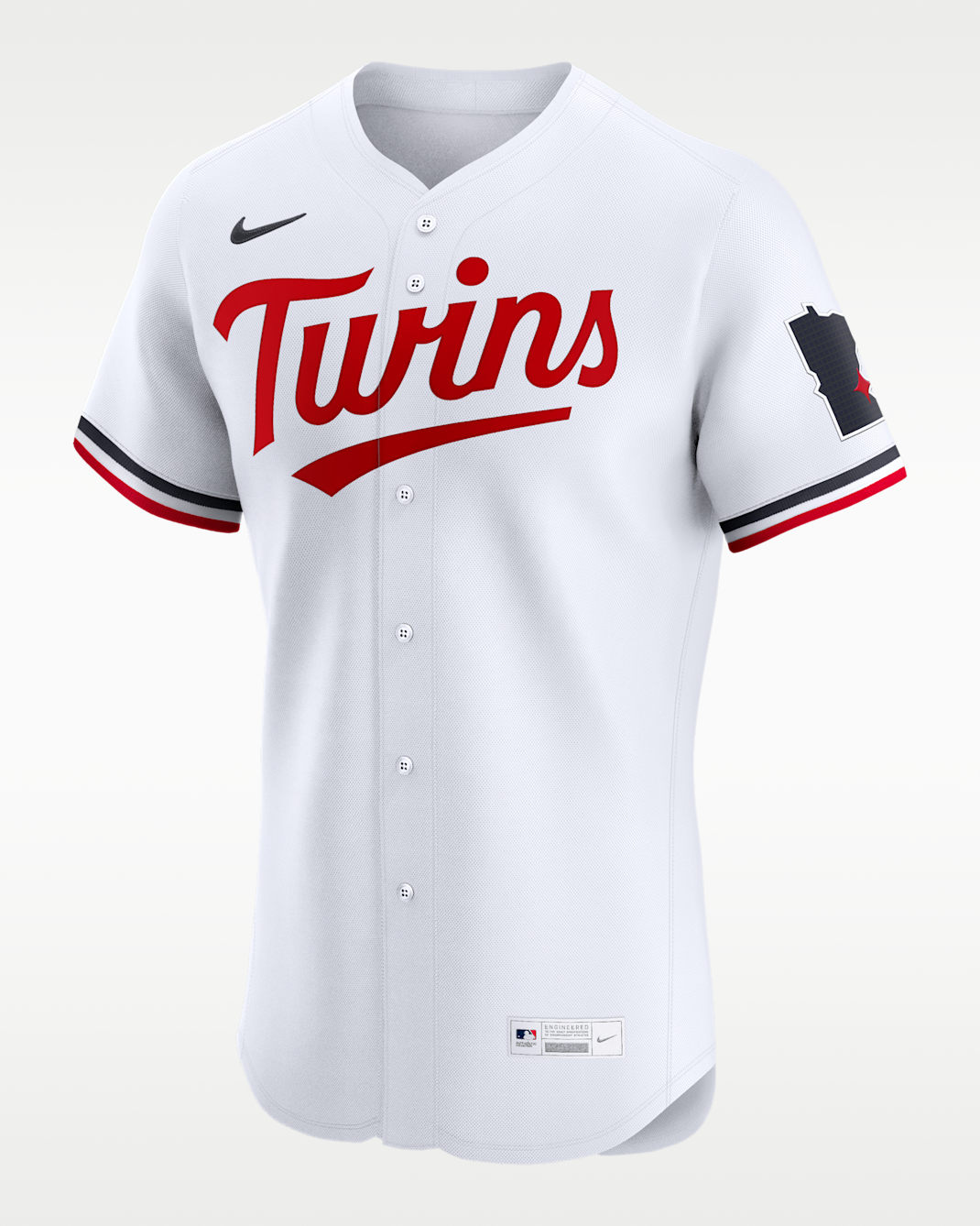 Jersey Nike Dri-FIT ADV de la MLB Elite para hombre Minnesota Twins - Blanco