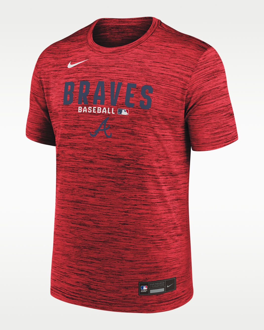 Atlanta Braves Authentic Collection Men's Nike Dri-FIT MLB T-Shirt - Red