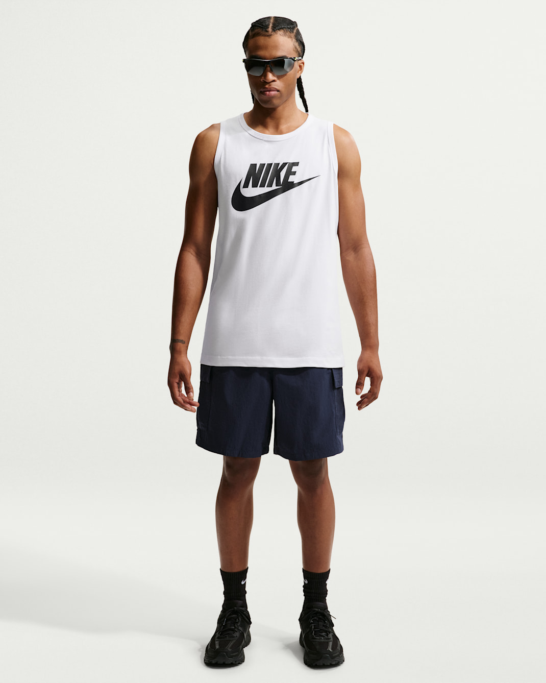 Nike Sportswear Club Men's Utility Shorts - Obsidian/White