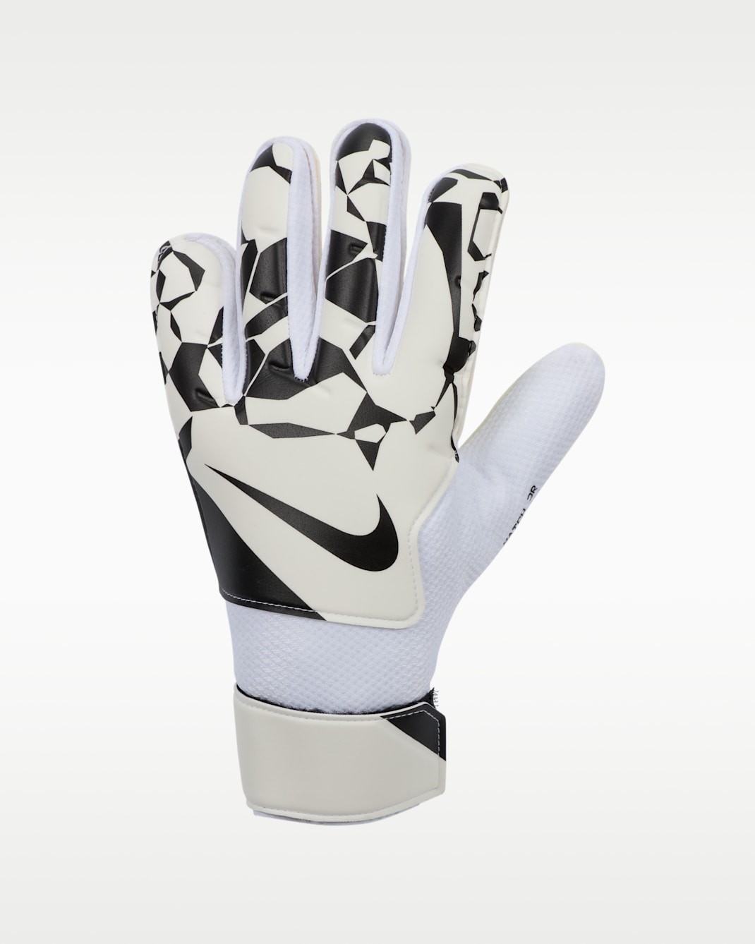 Nike Match Jr. Older Kids' Goalkeeper Football Gloves - White/Black/Black