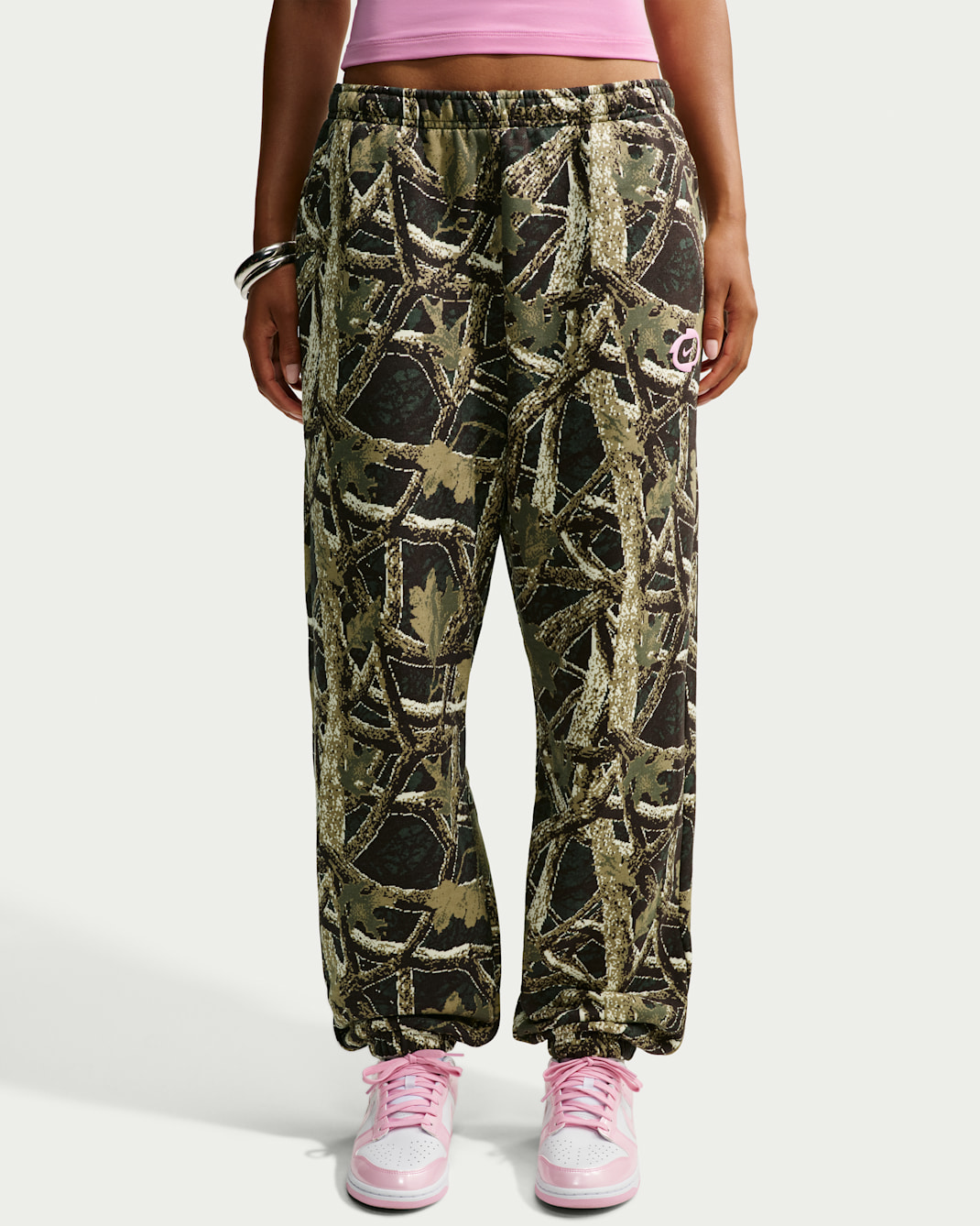 Nike Studio Fleece Medium Weight Women's High-Rise Oversized Cuffed Pants