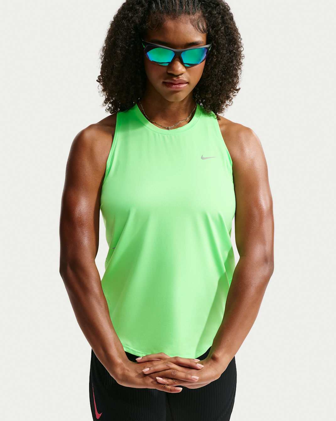 Nike Swift Women's Dri-FIT Running Tank Top - Illusion Green