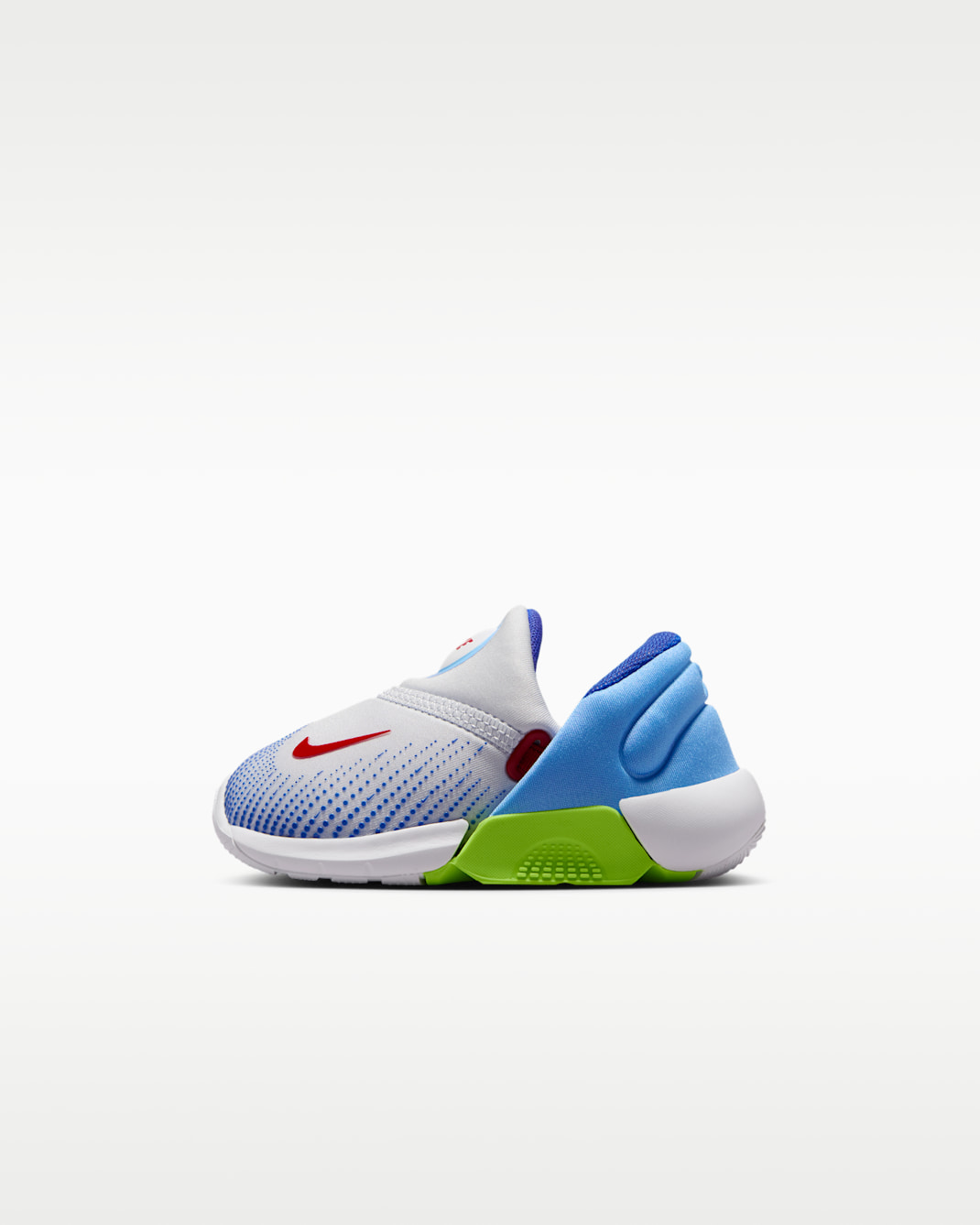 Nike Swoosh Go Baby/Toddler Shoes - Football Grey/Football Blue/Volt/University Red