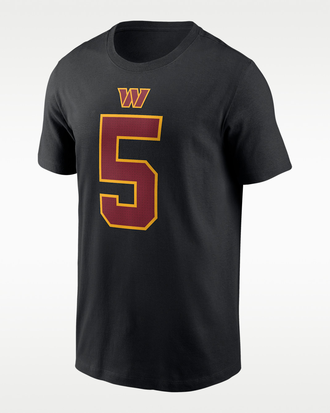 Playera Nike de la NFL para hombre Jayden Daniels Washington Commanders - Negro