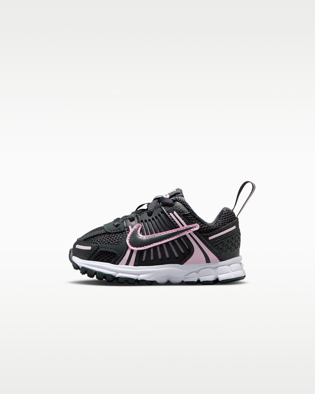 Nike Vomero 5 Baby/Toddler Shoes (Classic Laces) - Dark Smoke Grey/Pink Foam/Dark Smoke Grey