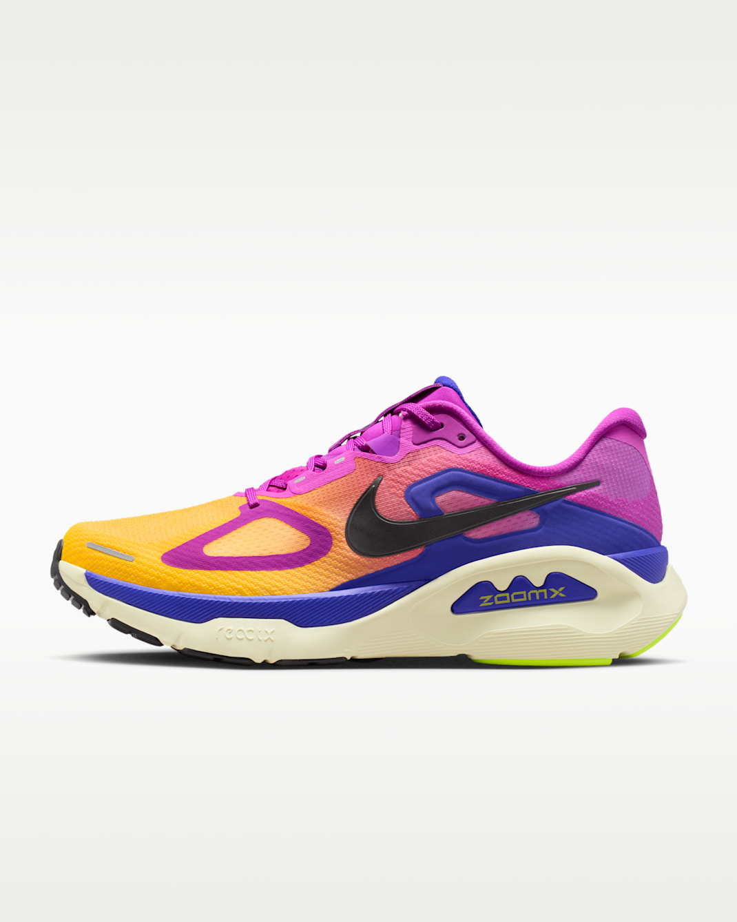 Nike Structure Plus Men's Road Running Shoes - Hyper Violet/Citron Pulse/Indigo Burst/Black