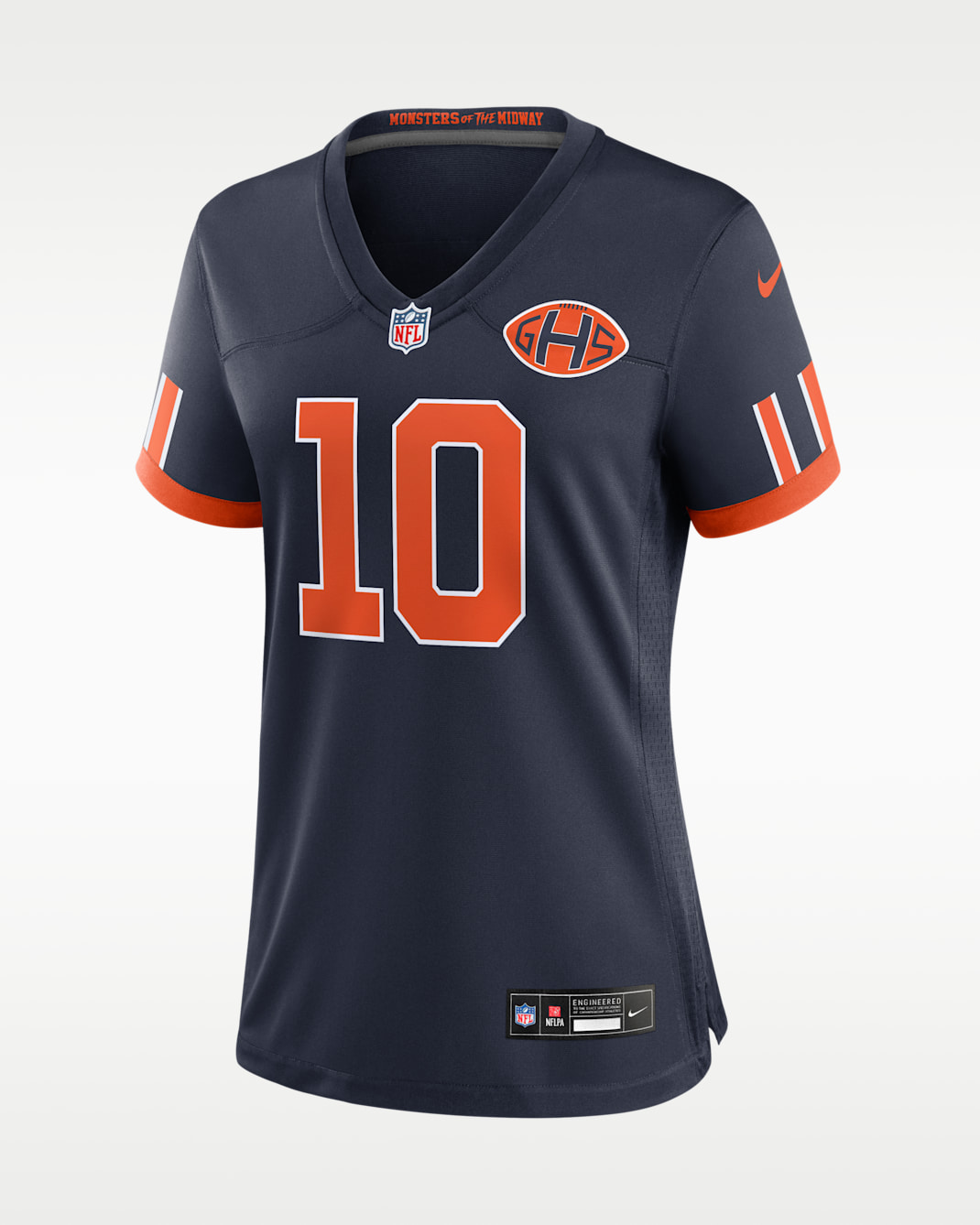 Luther Burden III Chicago Bears Rivalries Collection Women's Nike NFL Game Jersey - Navy
