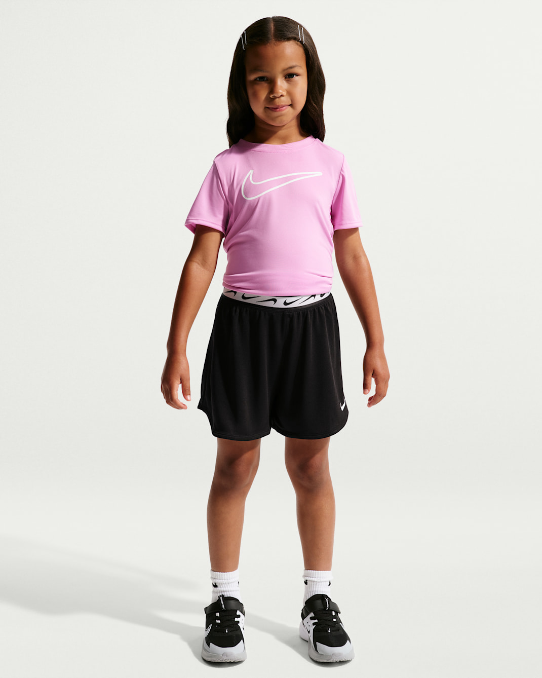 Nike Little Kids' Dri-FIT Knit Shorts - Black