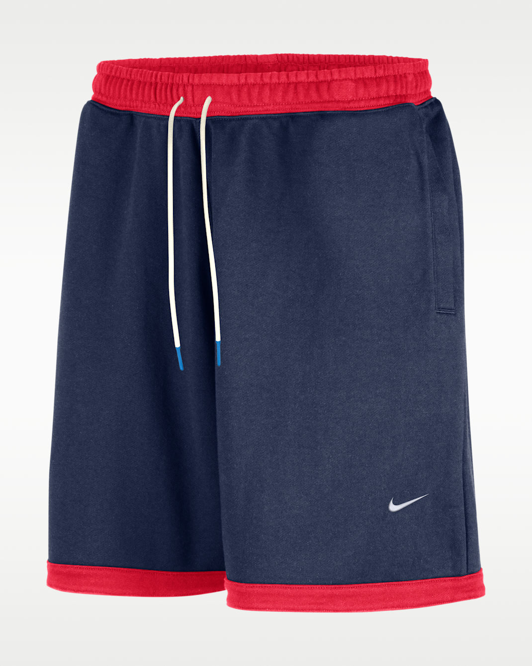 WNBA Legends Nike Basketball Fleece Shorts - Midnight Navy/Action Red/Sail/White