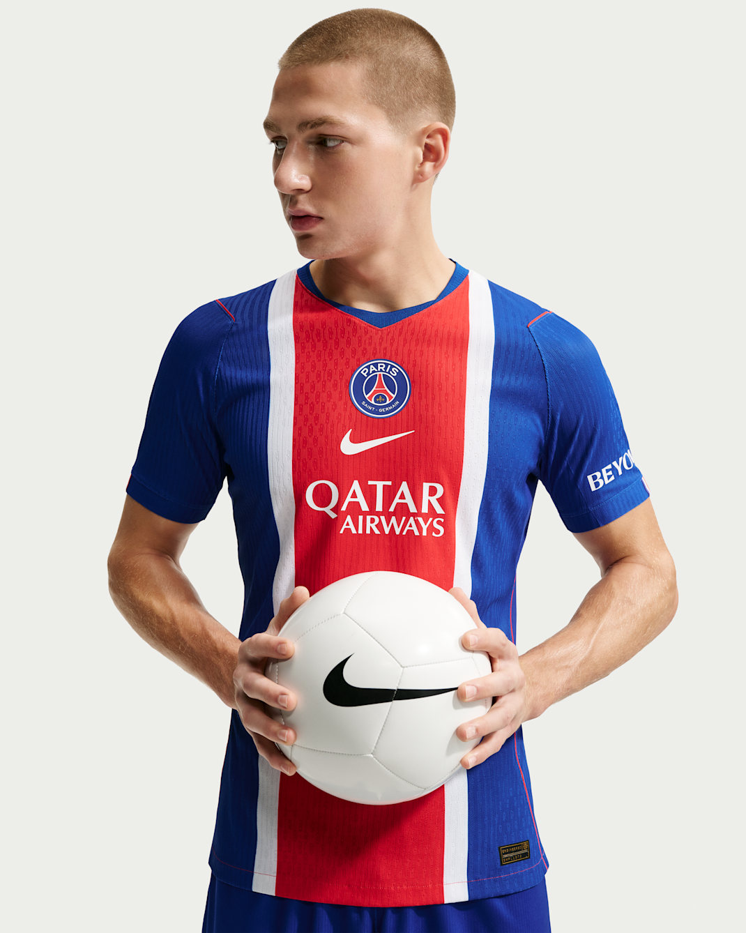 Paris Saint-Germain 2026/27 Match Home Men's Nike Aero-FIT Football Authentic Shirt - Old Royal/White/University Red/White