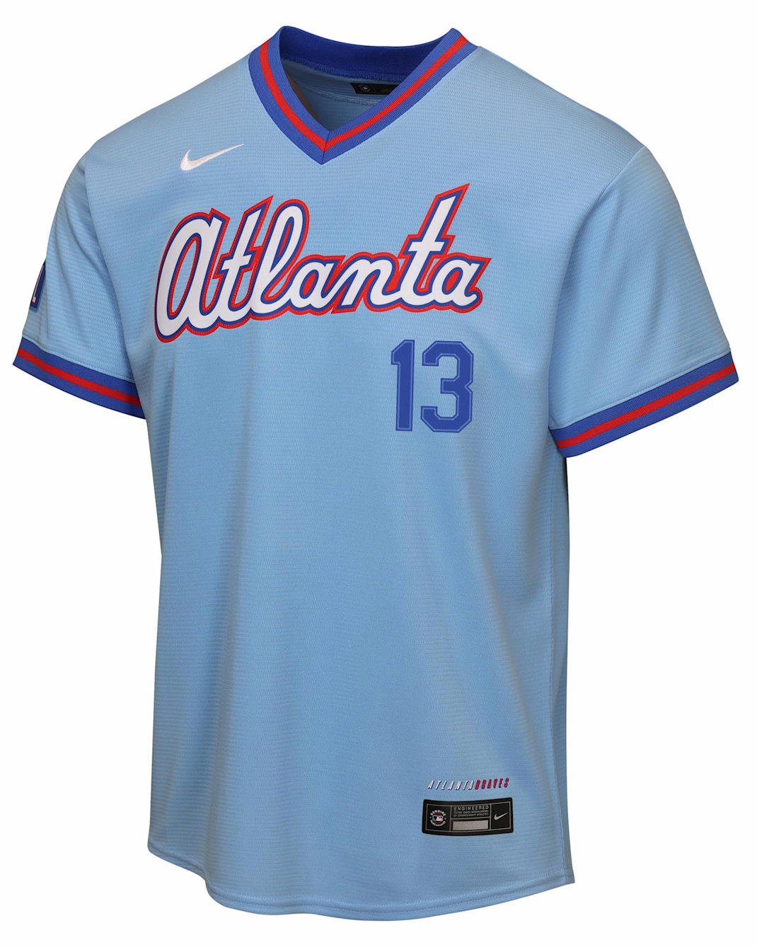 Ronald AcuÒa Jr. Atlanta Braves City Connect Big Kid's Nike MLB Stadium Jersey - Light Blue