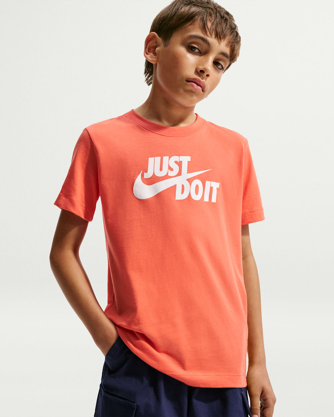 Nike Sportswear Big Kids' T-Shirt - Turf Orange