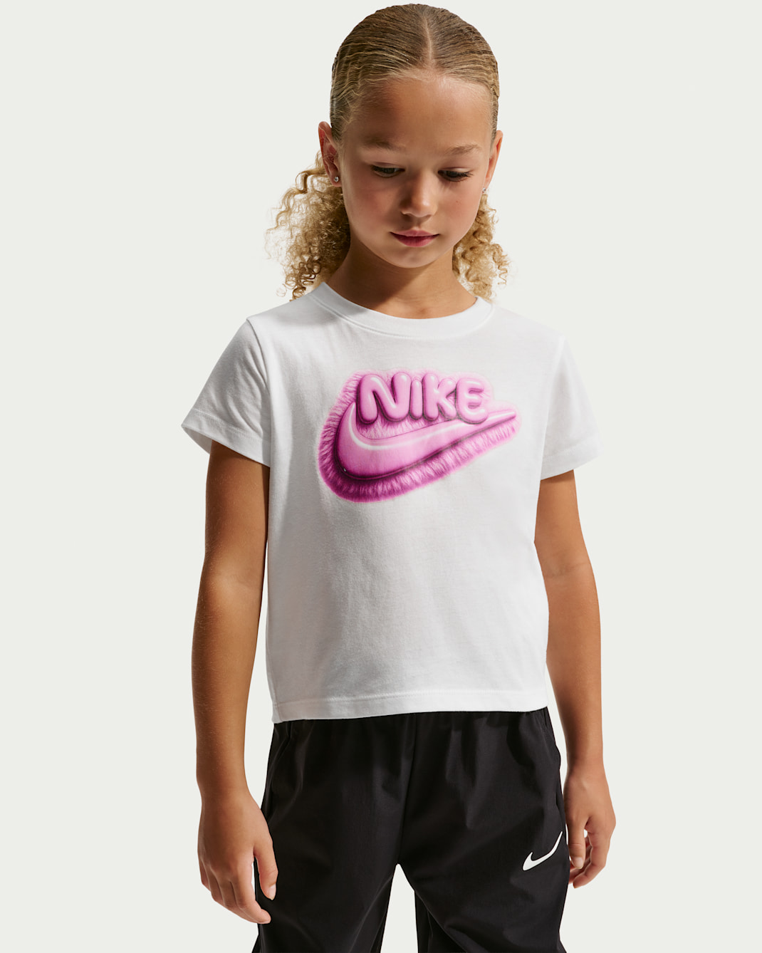 Nike Little Kids' Dream Float Boxy T-Shirt - Sail