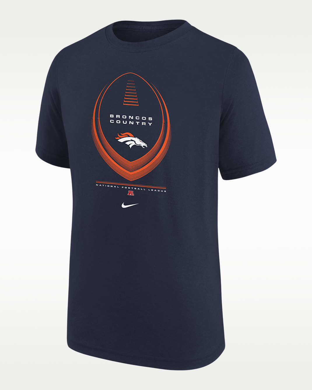 Denver Broncos Icon Legend Edition Big Kids' Nike Dri-FIT NFL T-Shirt - Navy