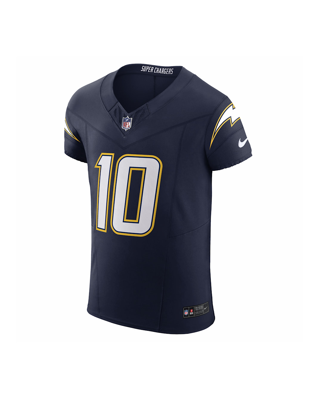 Justin Herbert Los Angeles Chargers Men's Nike Dri-FIT NFL Elite Jersey - Navy