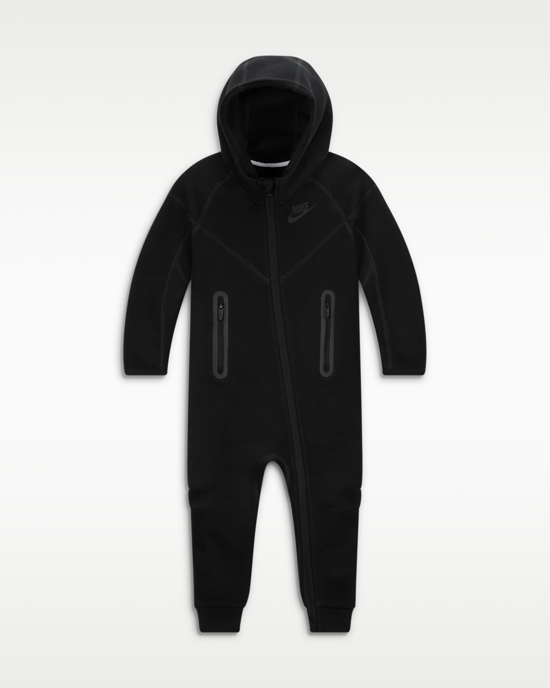 Nike Sportswear Tech Fleece Hooded Overalls Baby Overalls - Black