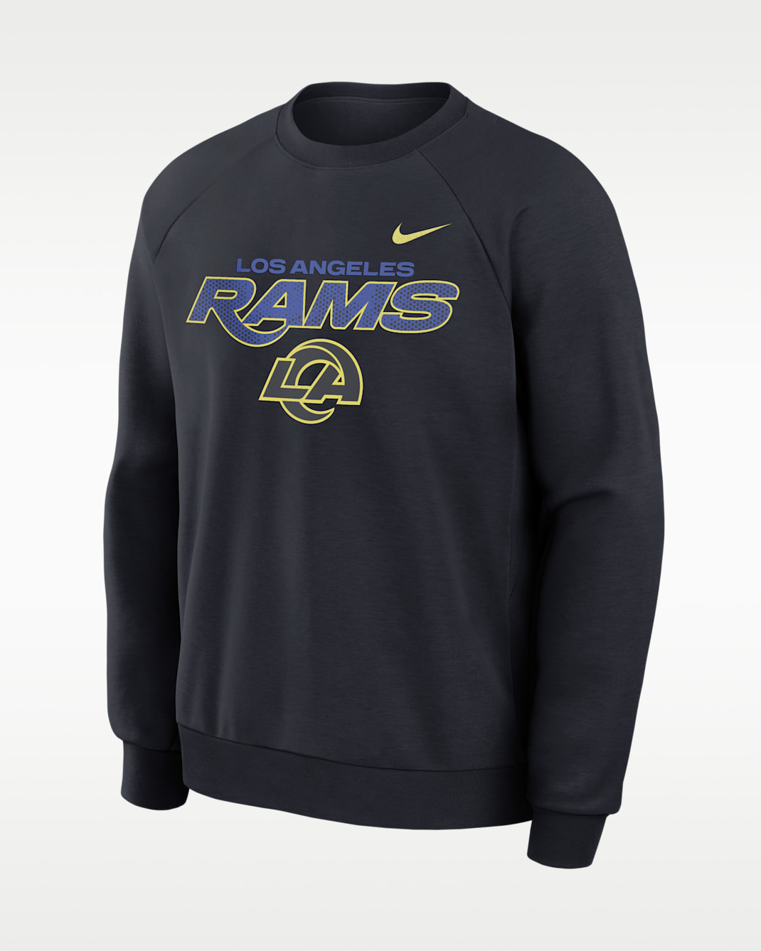 Los Angeles Rams Rivalries Collection Primary Men's Nike Dri-FIT NFL Pullover Crew - Navy