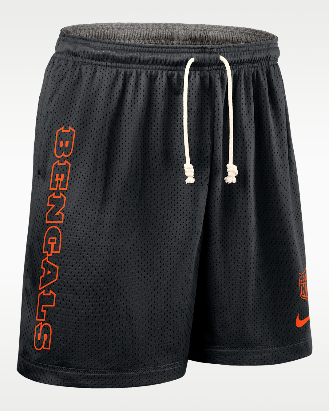Cincinnati Bengals Sideline Reversible Men’s Nike Dri-FIT NFL Shorts - Black