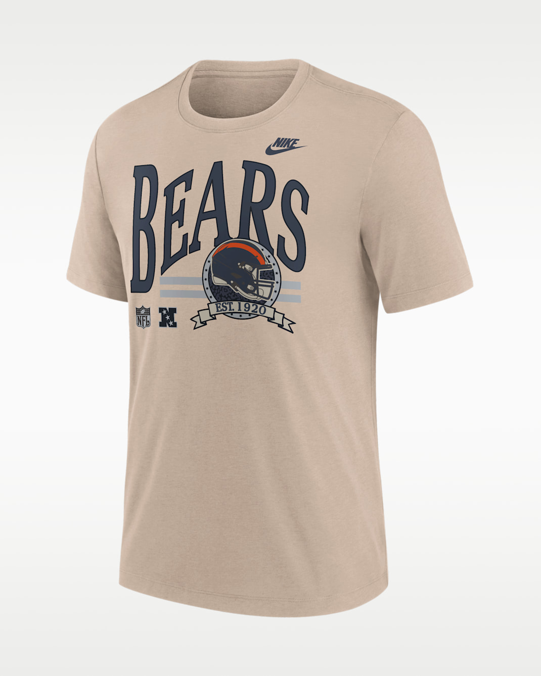 Chicago Bears Rewind Men's Nike NFL T-Shirt - Sand