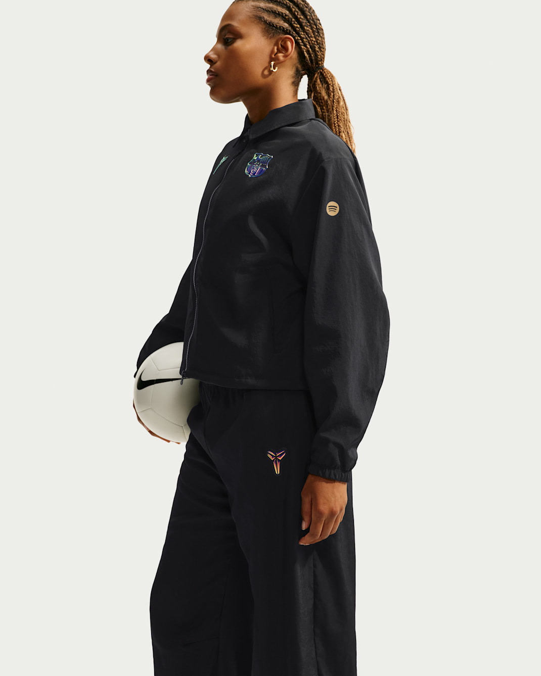 FC Barcelona Away Women's Kobe Soccer Woven Jacket