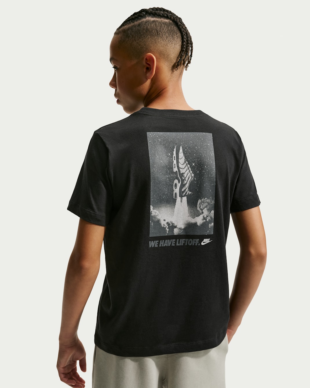 Nike Sportswear Big Kids' T-Shirt - Black