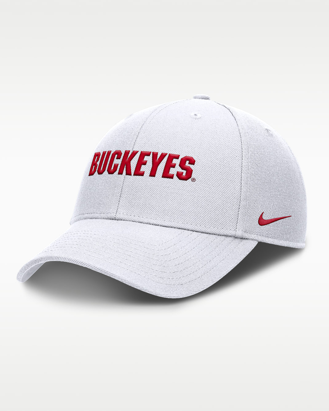 Ohio State On-Field Rise Gameday Men's Nike Dri-FIT College Trucker Adjustable Hat - White