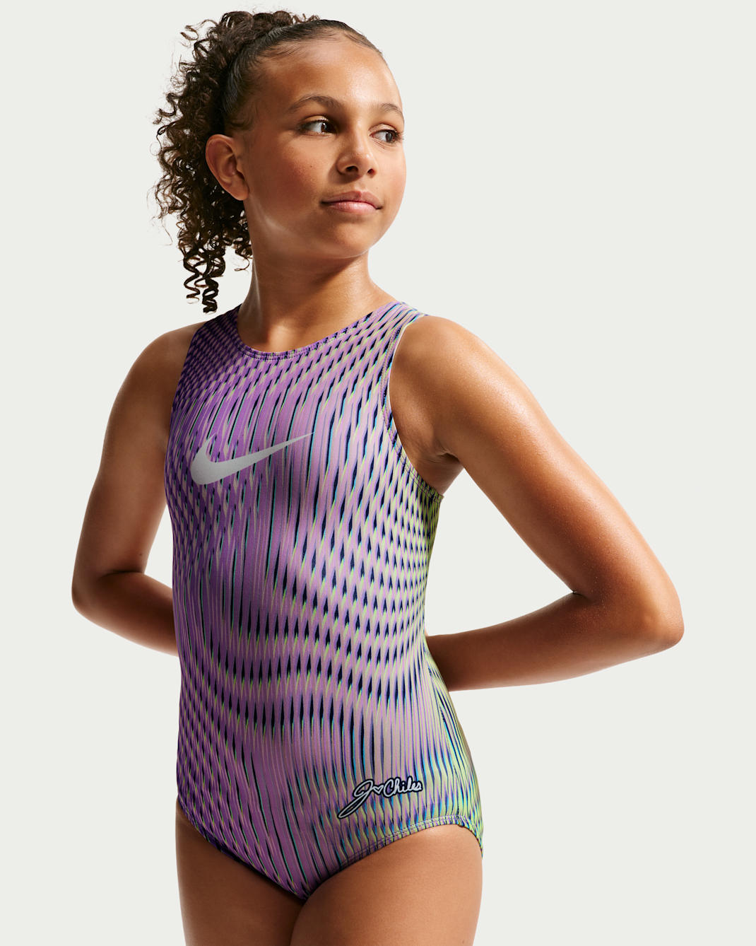 Nike Gymnastics "Jordan Chiles" Big Kids' Precision Leotard