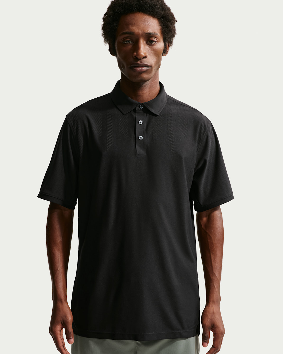 Nike Tailored Performance Men's Dri-FIT Golf Polo - Black/Black